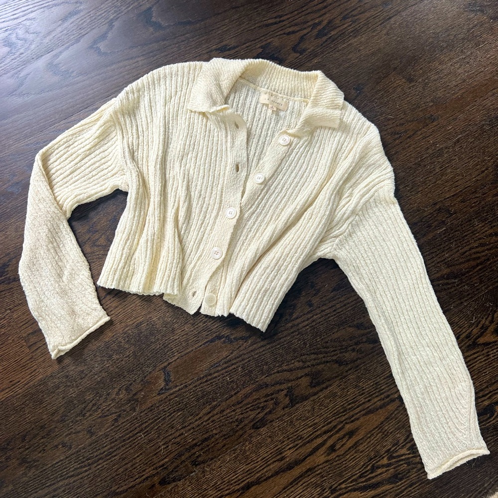 Cream Soft Cardigan